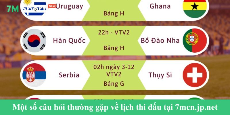 Một số câu hỏi thường gặp về lịch thi đấu tại vitalia.com.co